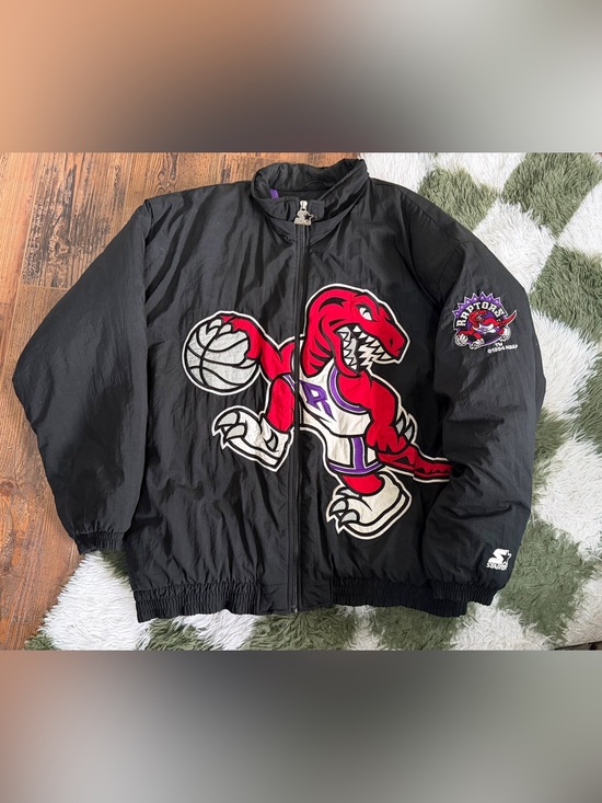 STARTER Other - Vintage 1994 Starter Toronto Raptors Big Logo Jacket NBA Korea Made Rare